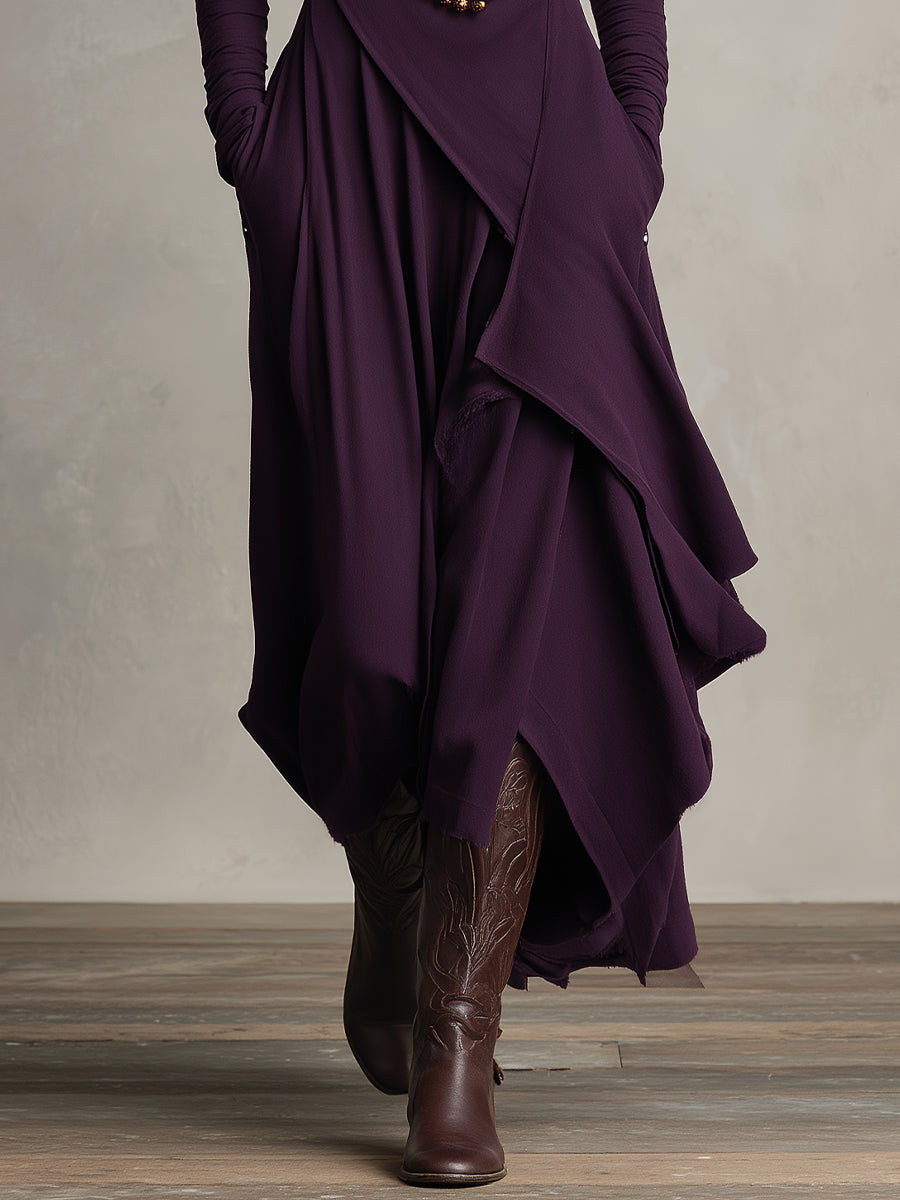 Lunori™ | Natalia Knit Maxi Dress