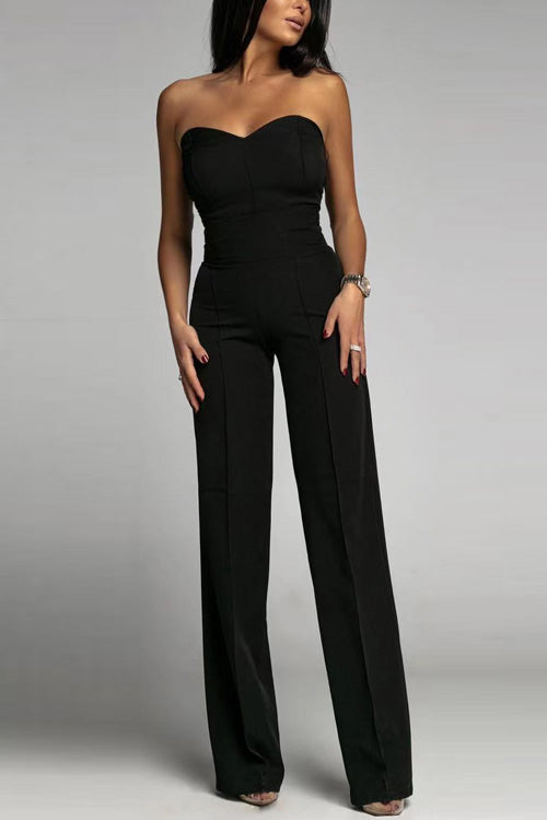 Jadie - Timeless Strapless Jumpsuit