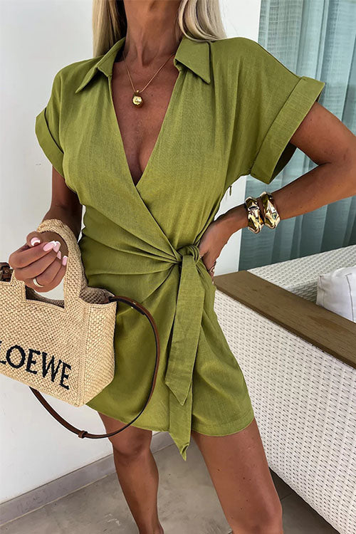 Hera - Elegant Wrap Jumpsuit