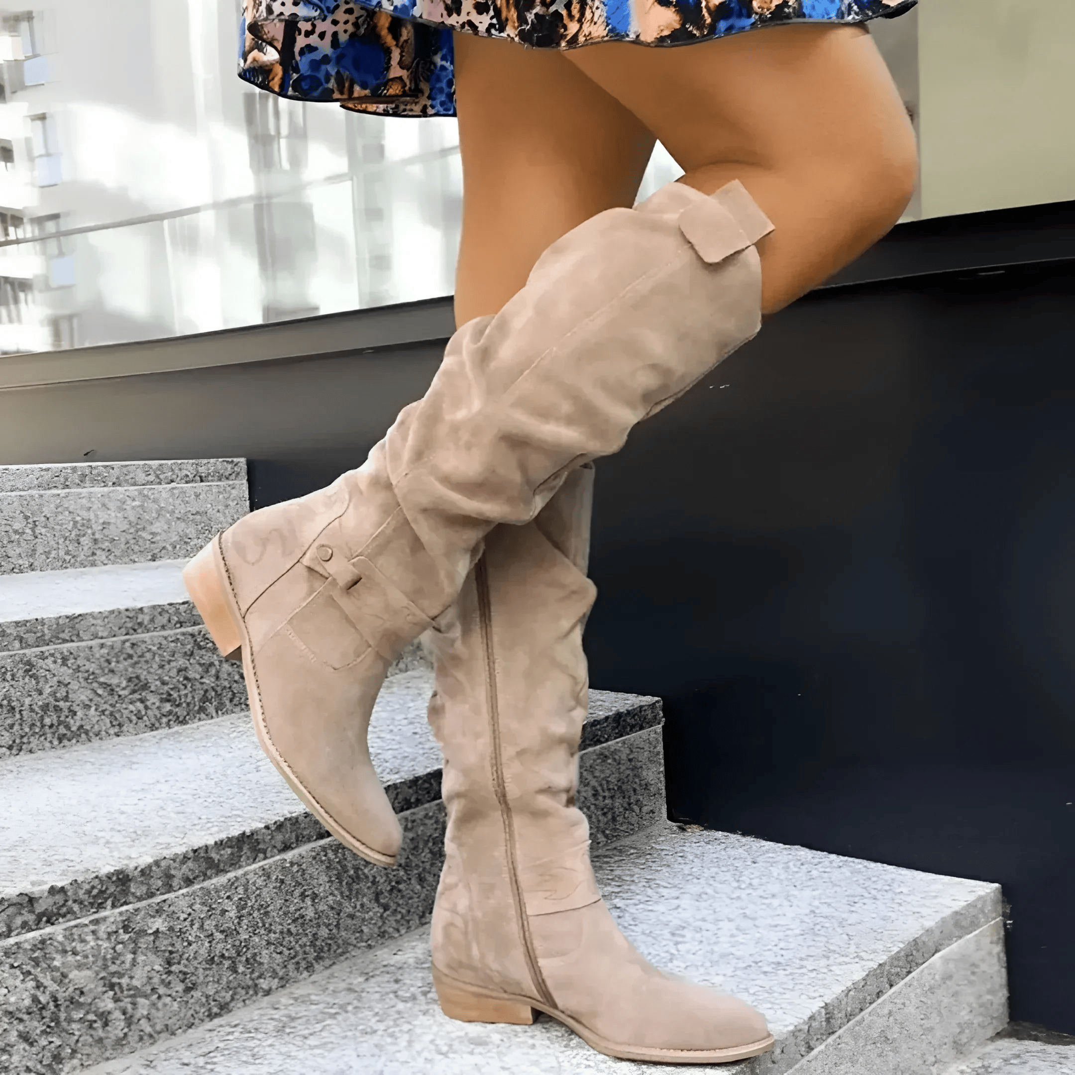 Aurora | Poised Suede Knee Boots