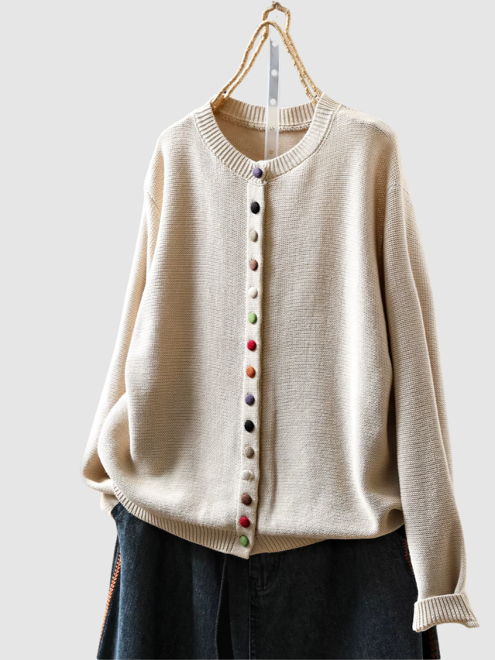 Elodie | Confetti Button Cardigan