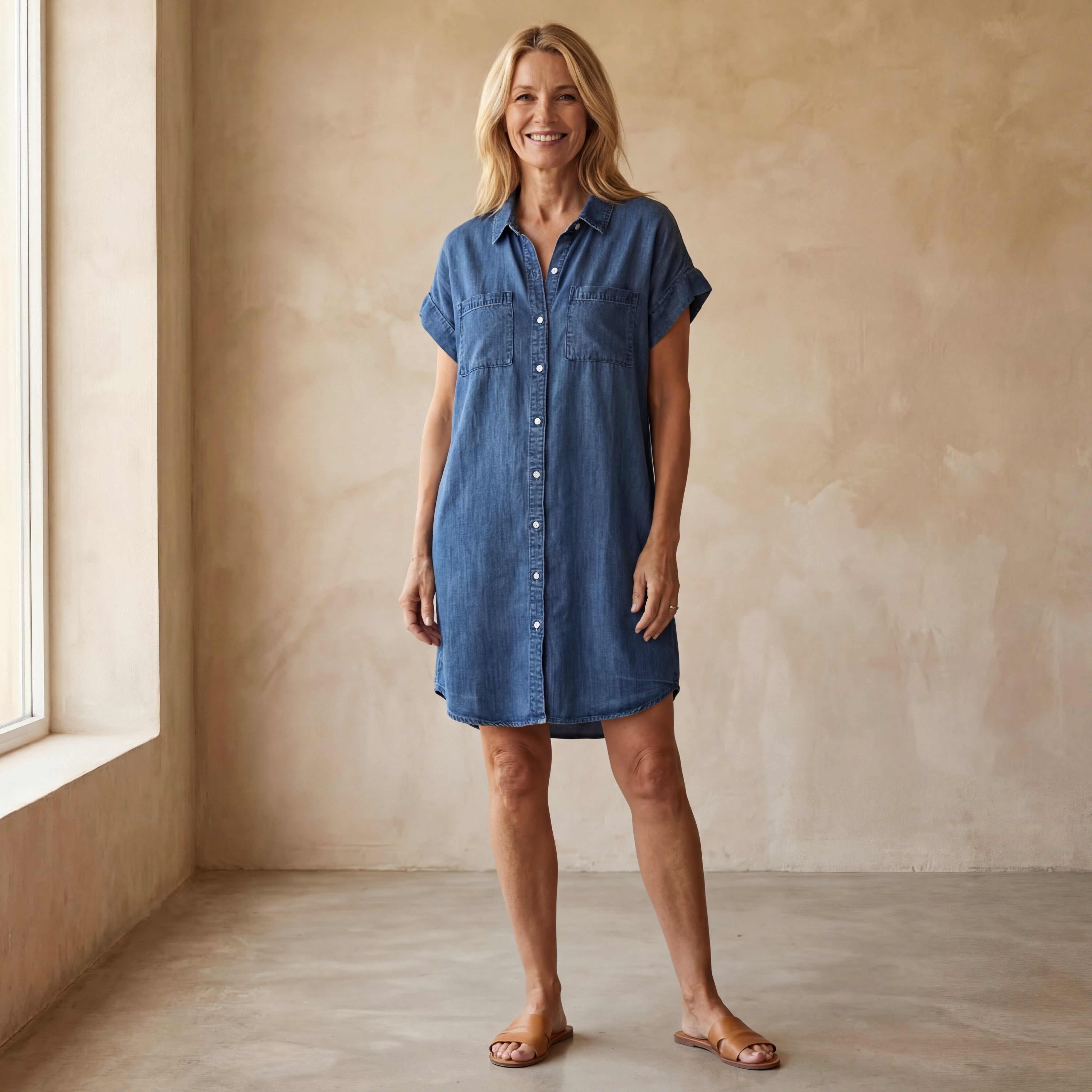 Olivia - Denim Dress