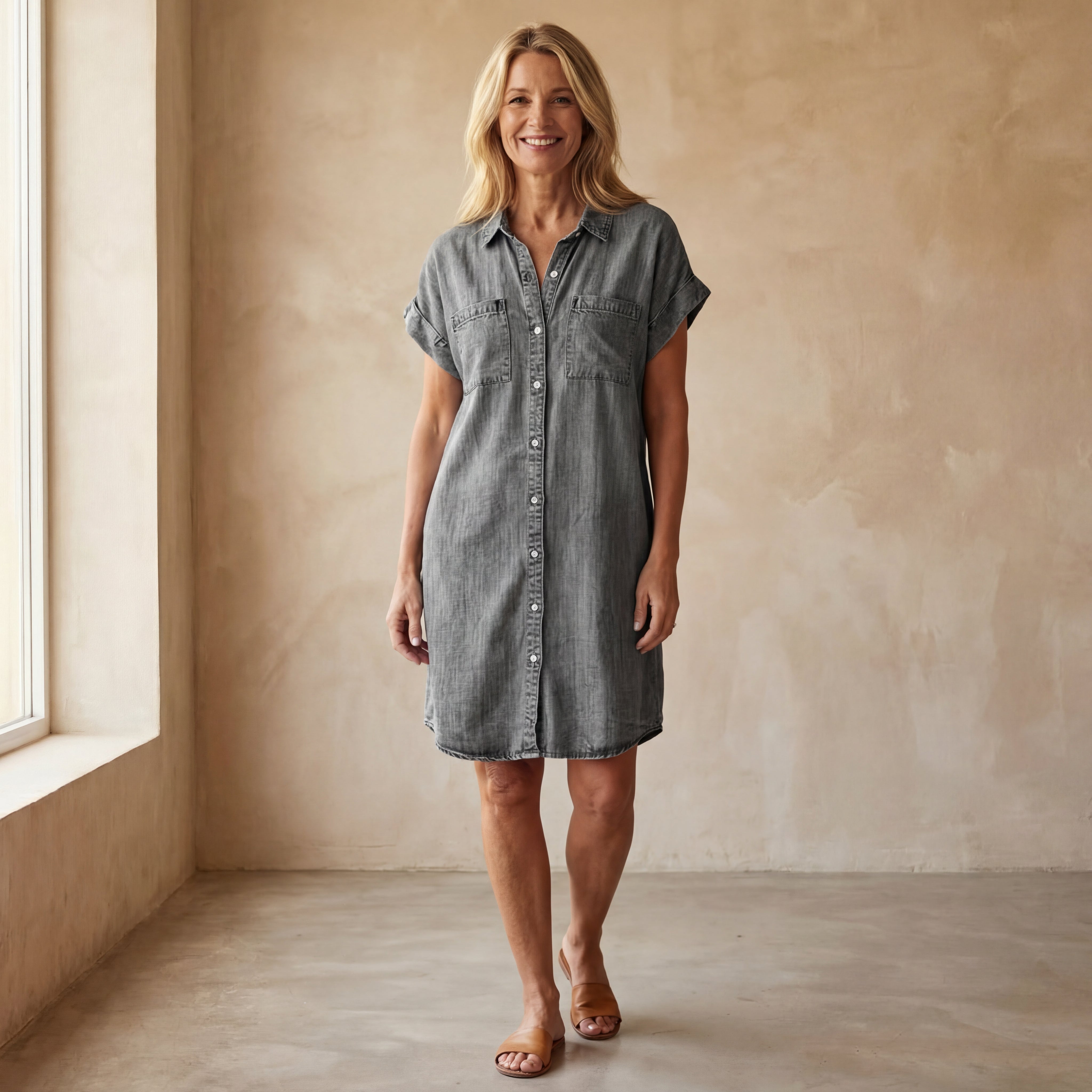 Olivia - Denim Dress
