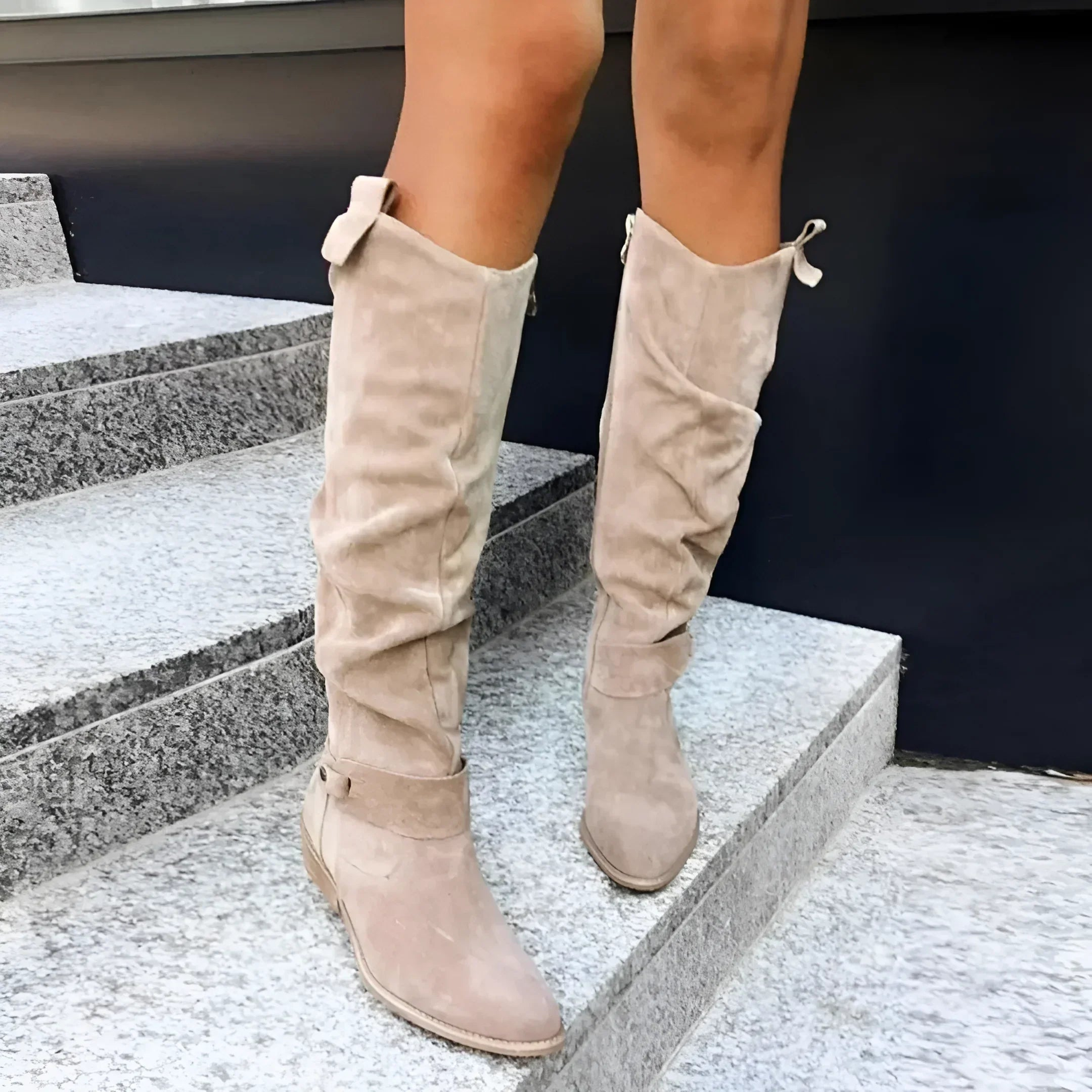 Aurora | Poised Suede Knee Boots