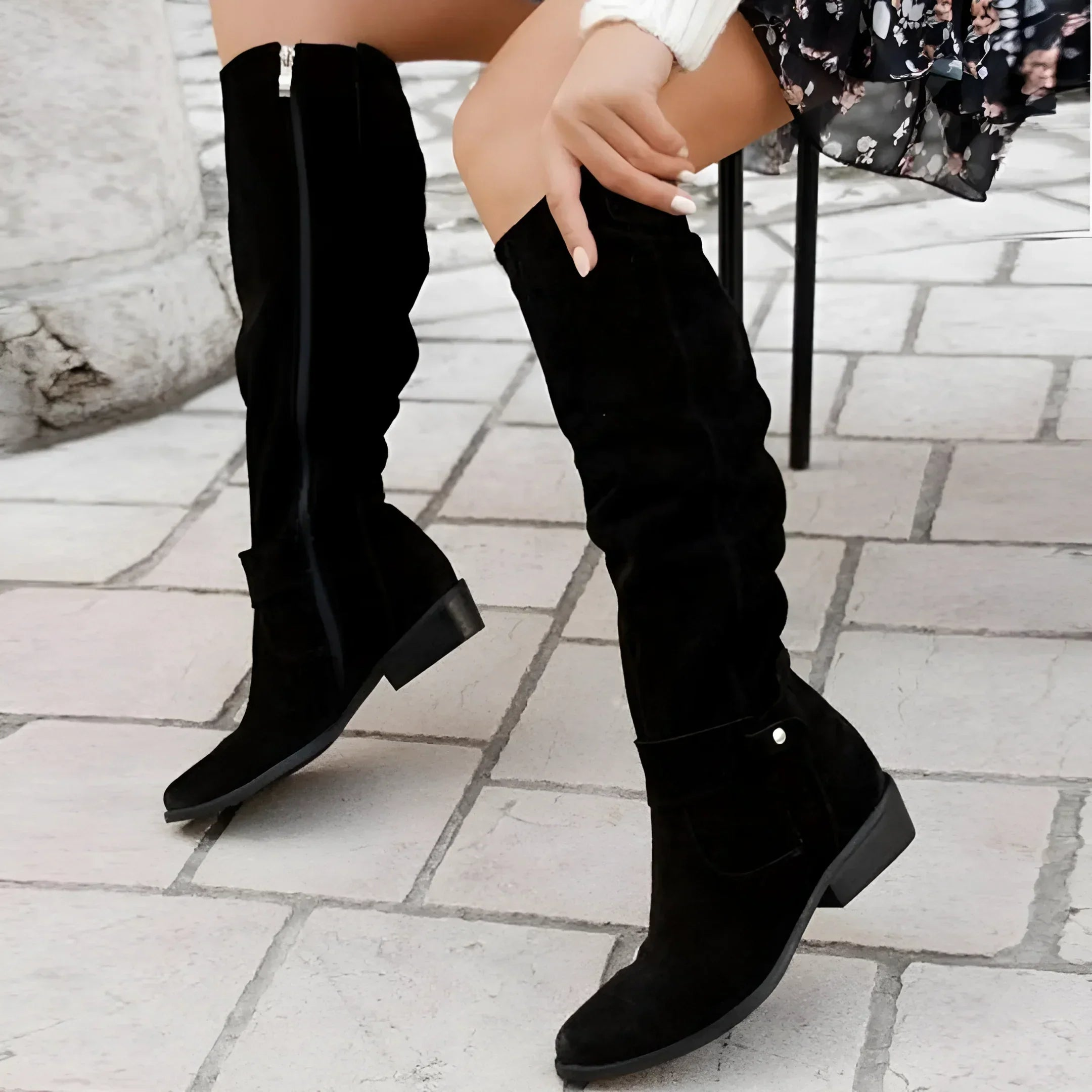 Aurora | Poised Suede Knee Boots