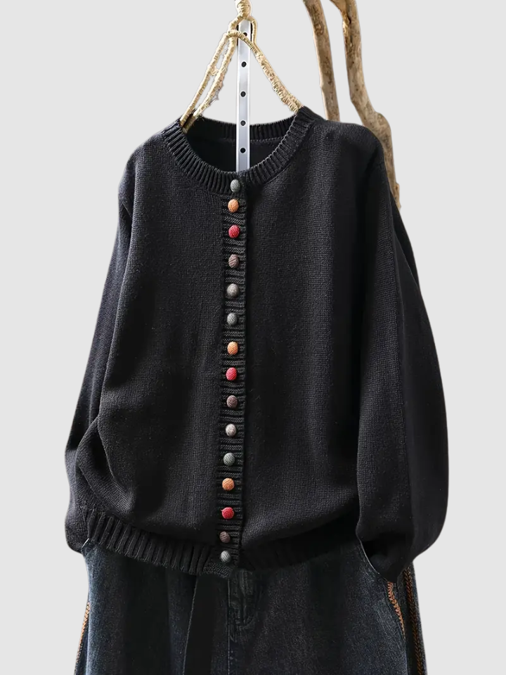 Elodie | Confetti Button Cardigan