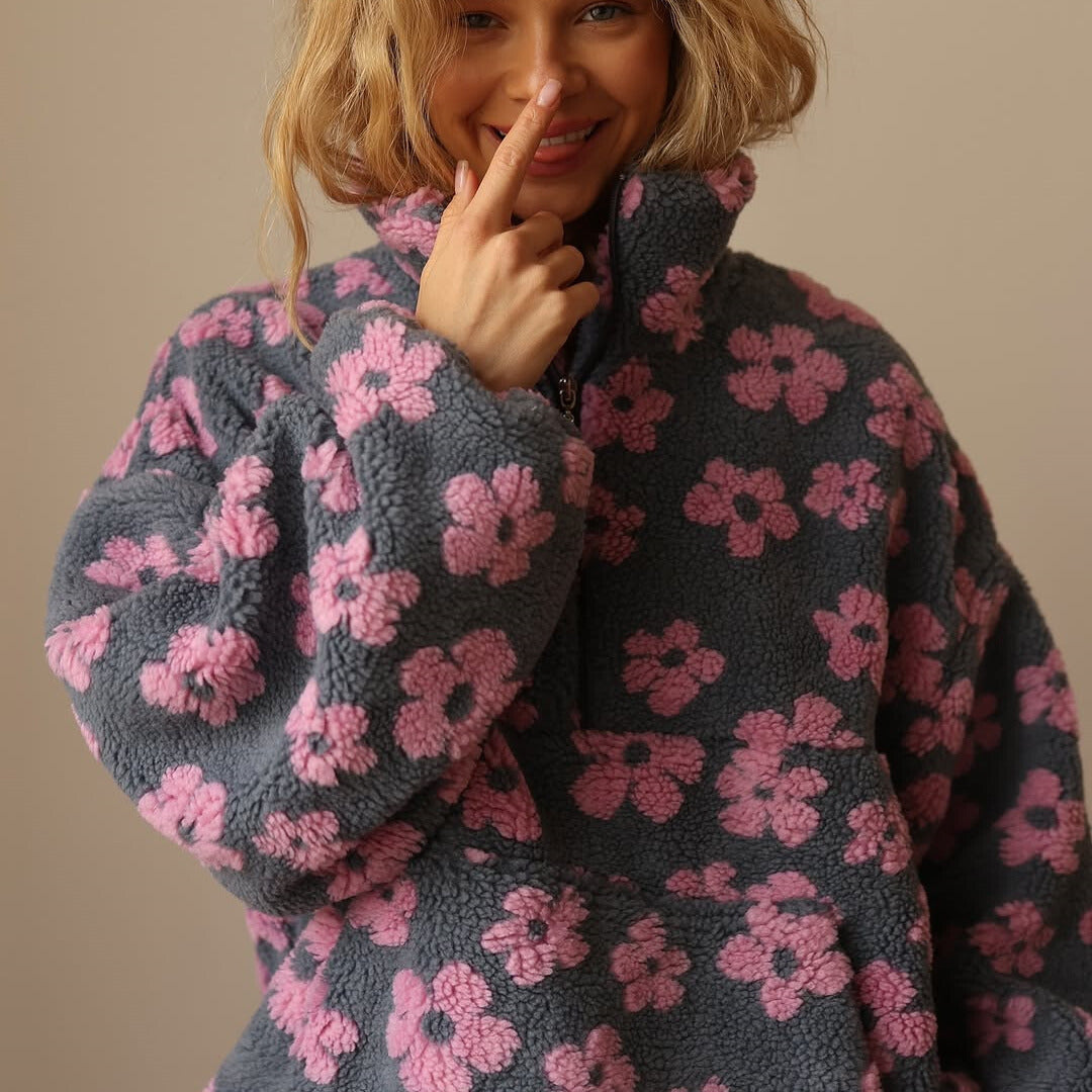 Ayla | Cozy Floral Pullover