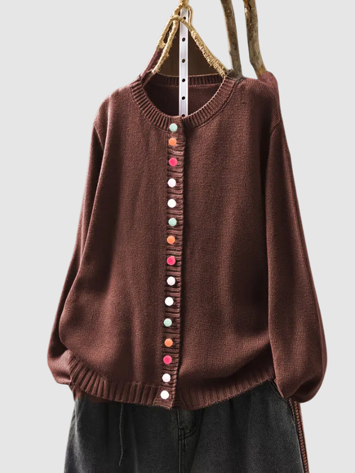 Elodie | Confetti Button Cardigan