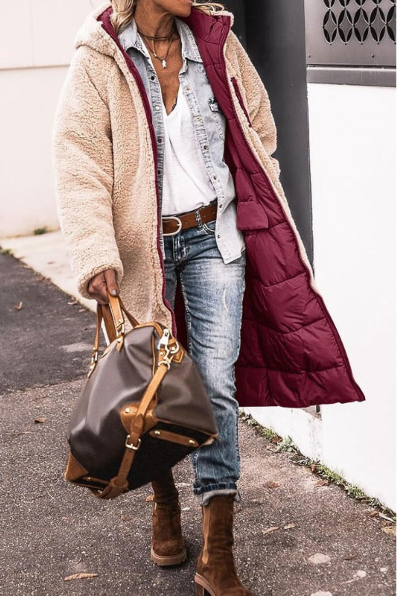 Sienna | Cozy Teddy Coat