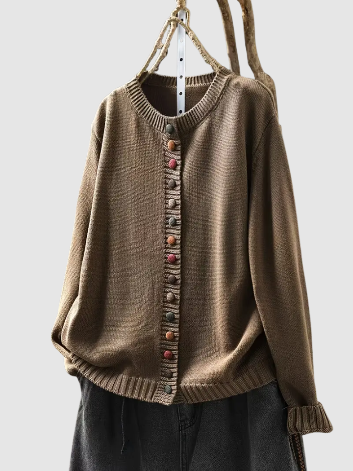 Elodie | Confetti Button Cardigan