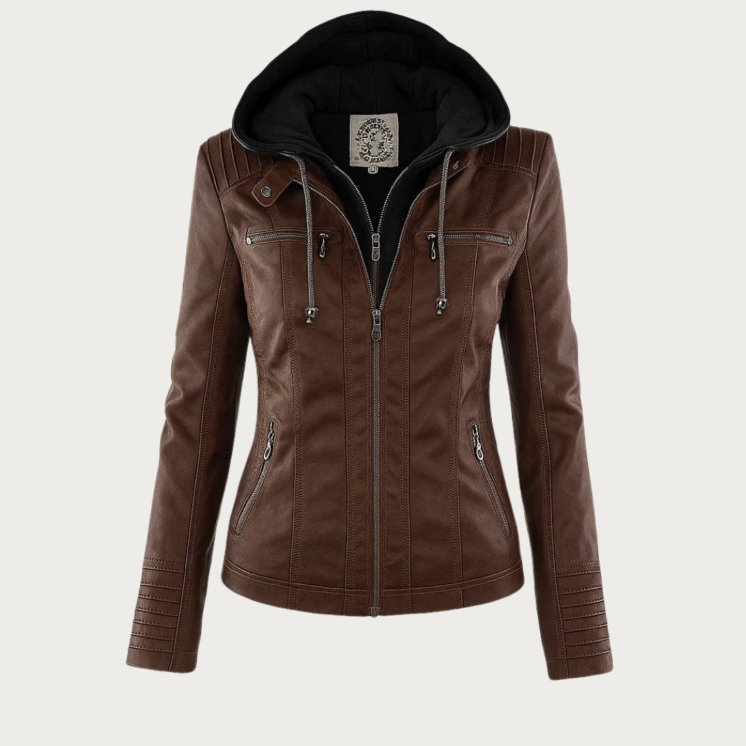 Kaia | Confident Hooded Moto