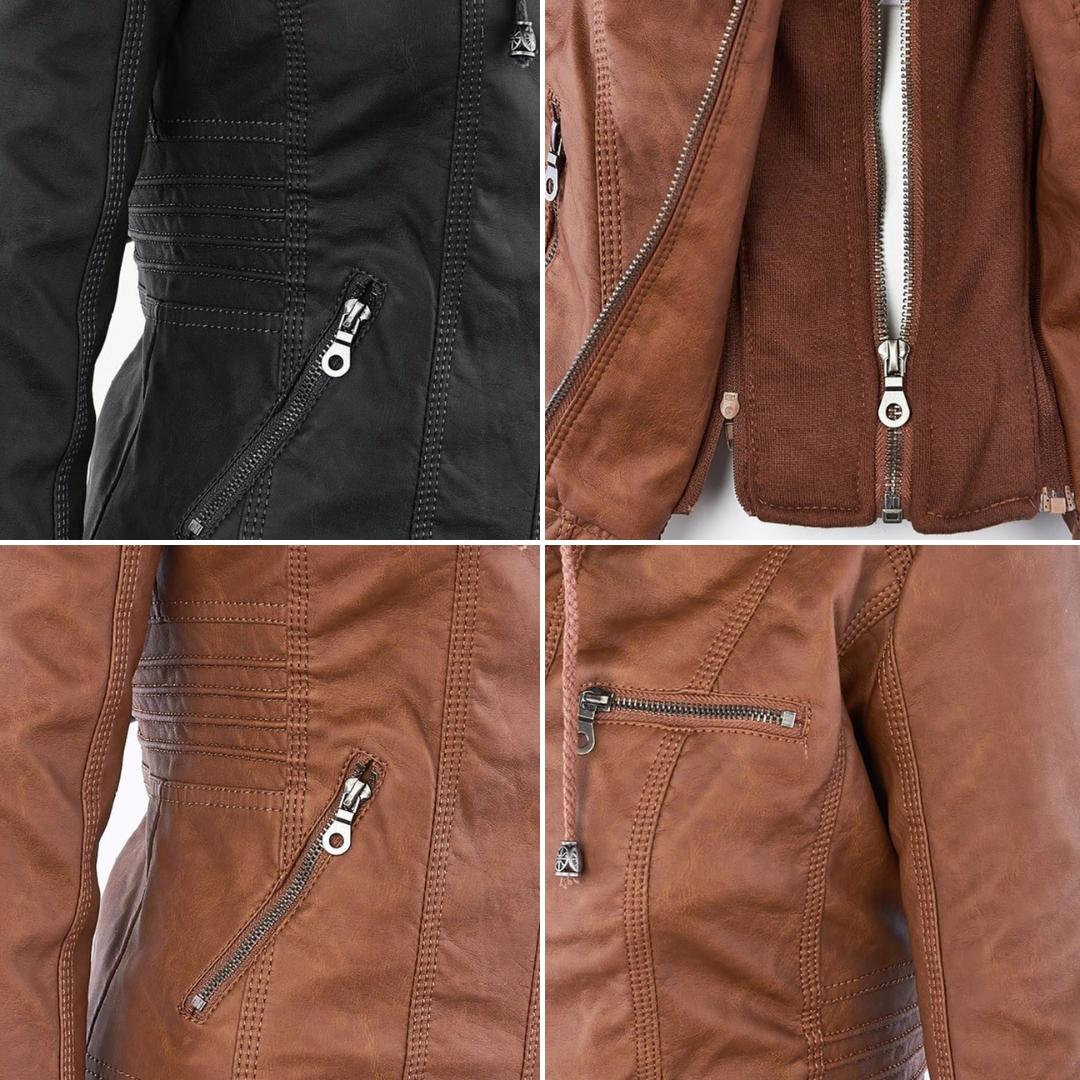 Kaia | Confident Hooded Moto