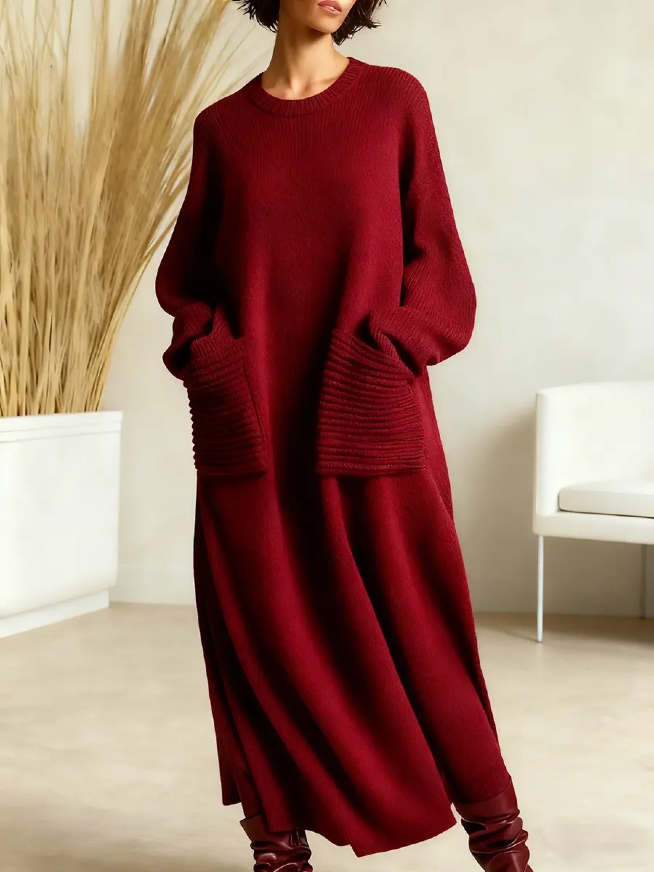 RAYA – Knit-Pocket Dress