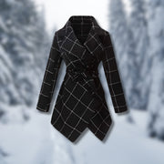 Sylvie | Heritage Check Wrap Coat