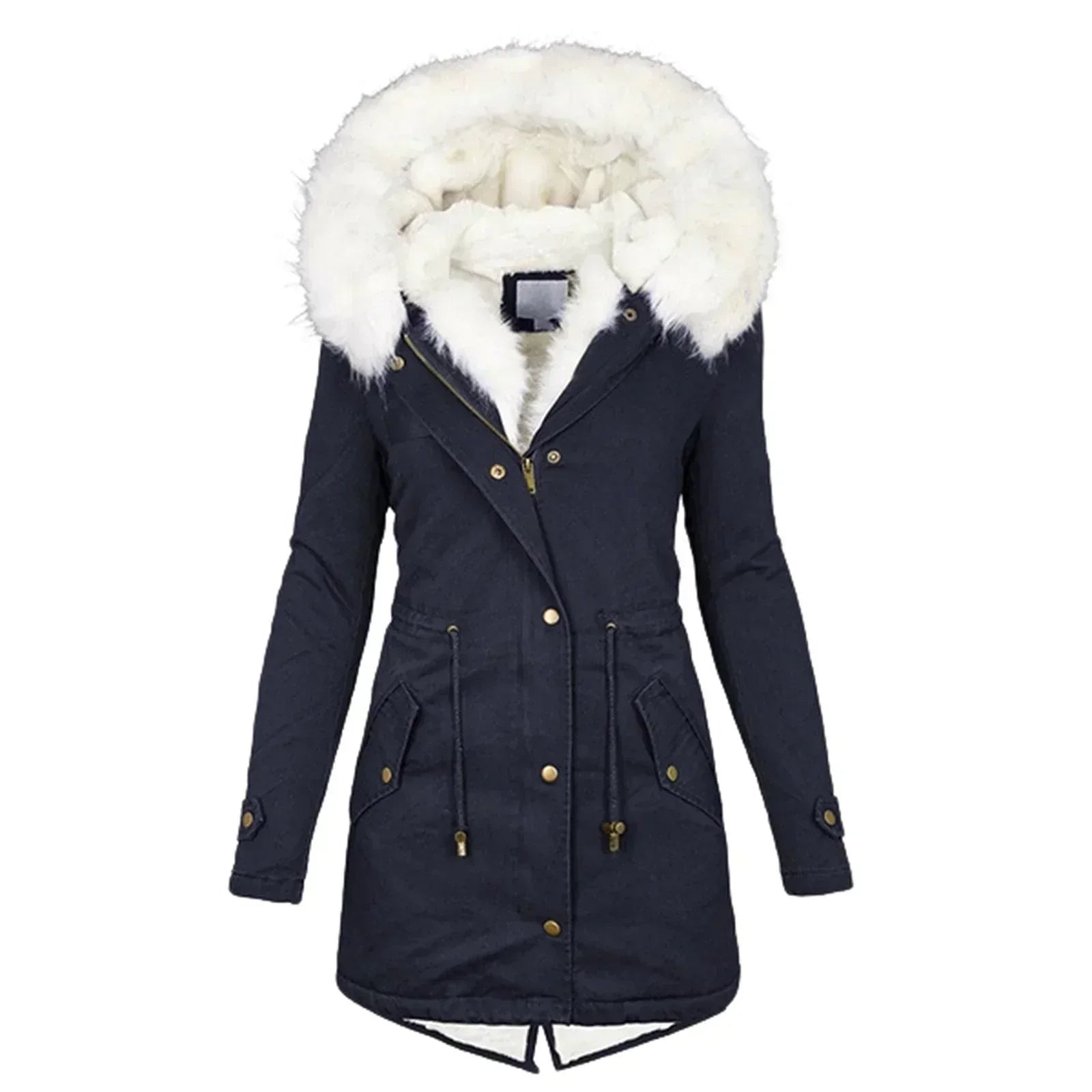 Sienna | Blush Faux Fur Parka