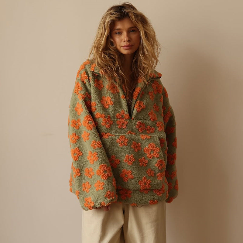 Ayla | Cozy Floral Pullover
