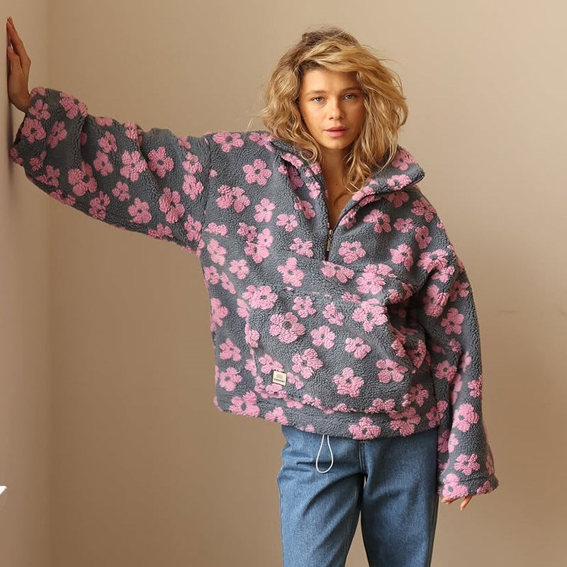 Ayla | Cozy Floral Pullover