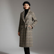 Sienna | Timeless Checked Wool Coat