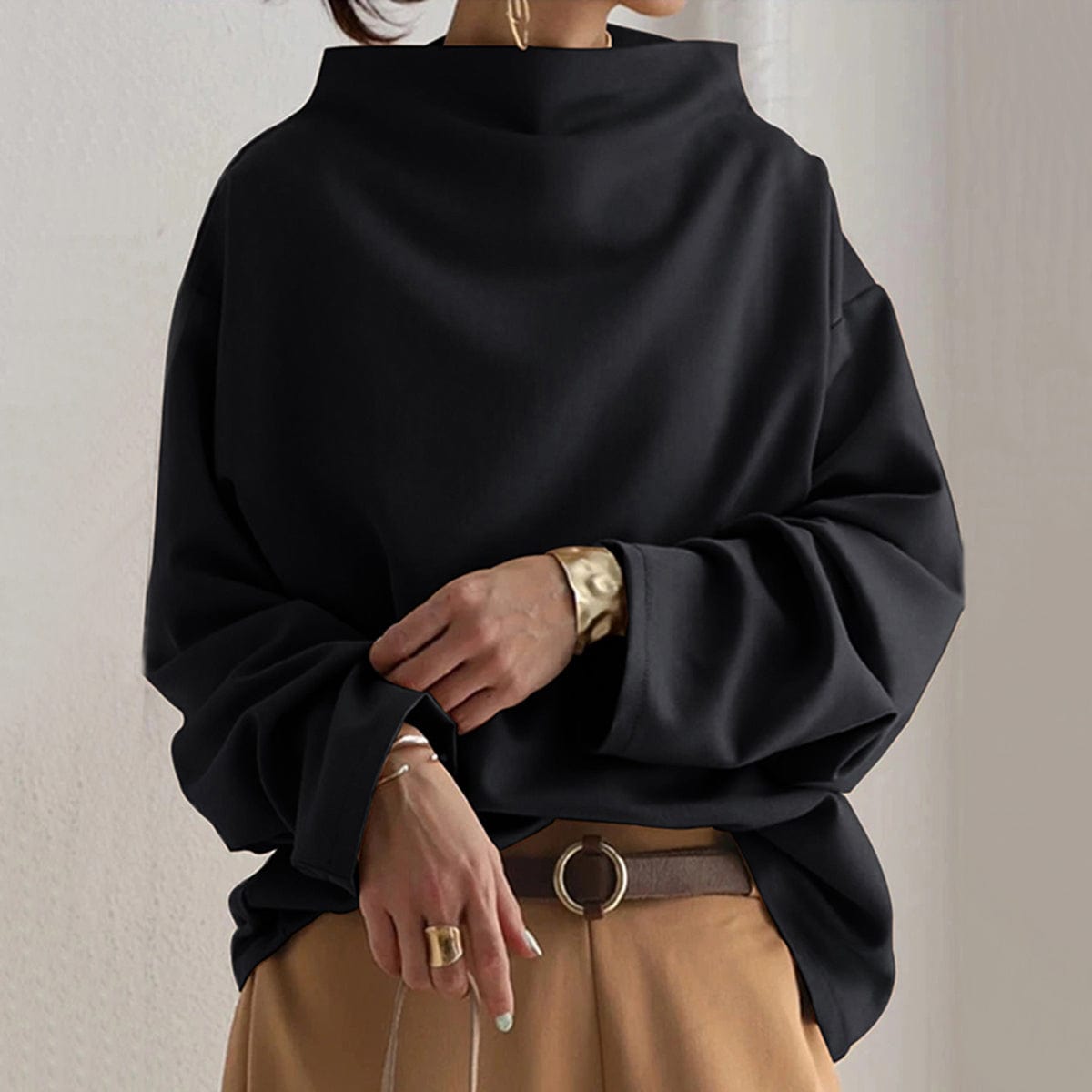 Camille | Refined High-Neck Knit