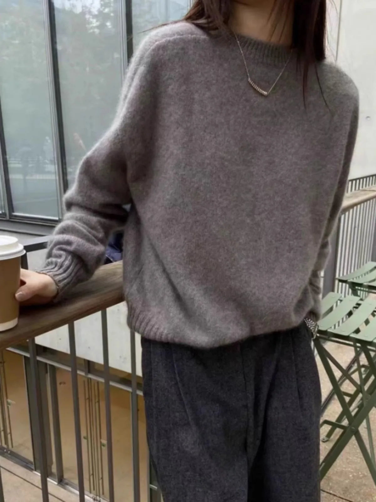 Greta | Relaxed Cashmere-Blend Pullover