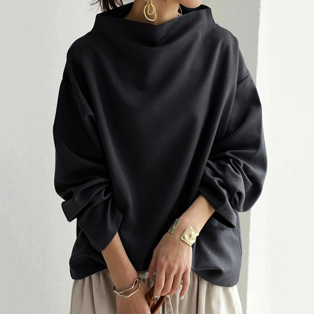 Camille | Refined High-Neck Knit