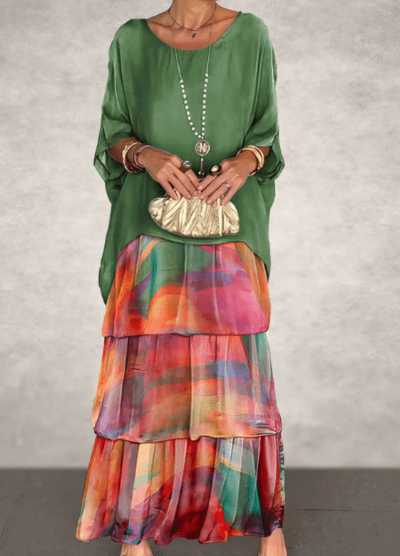 Lara | Elegant Flowing Maxi Dress