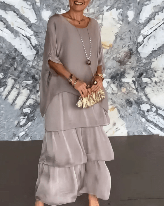Lara | Elegant Flowing Maxi Dress