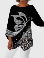 Alayah™ | Elegant Crew Neck Top