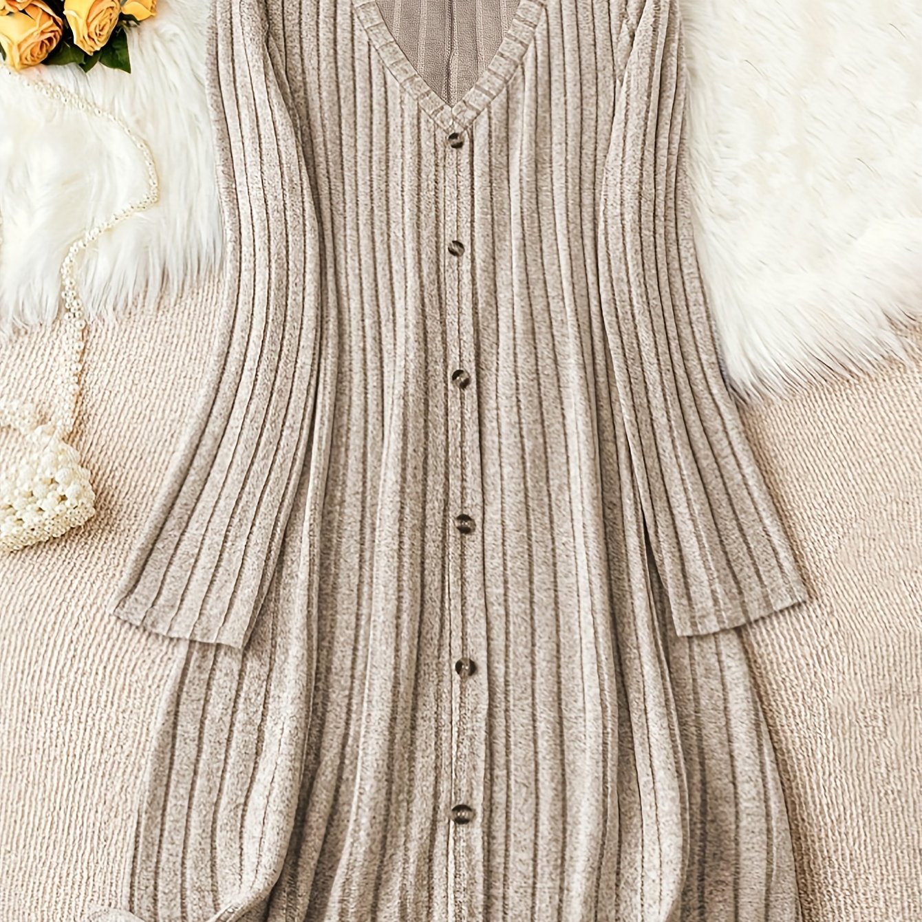 Marianne | Cozy Button-Down Knit Dress
