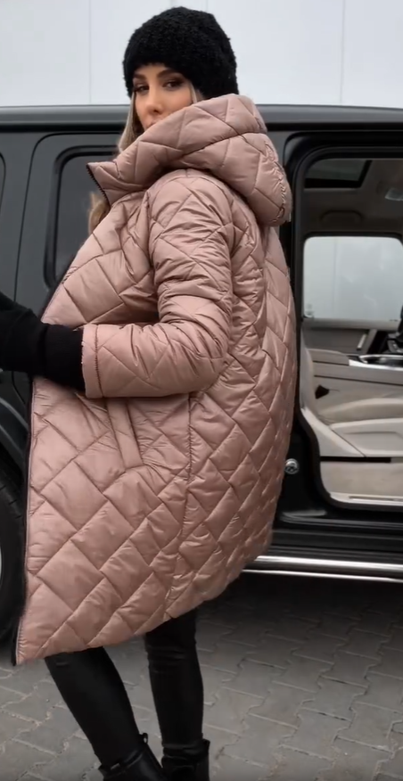 Averlia - Quilted Hooded Coat