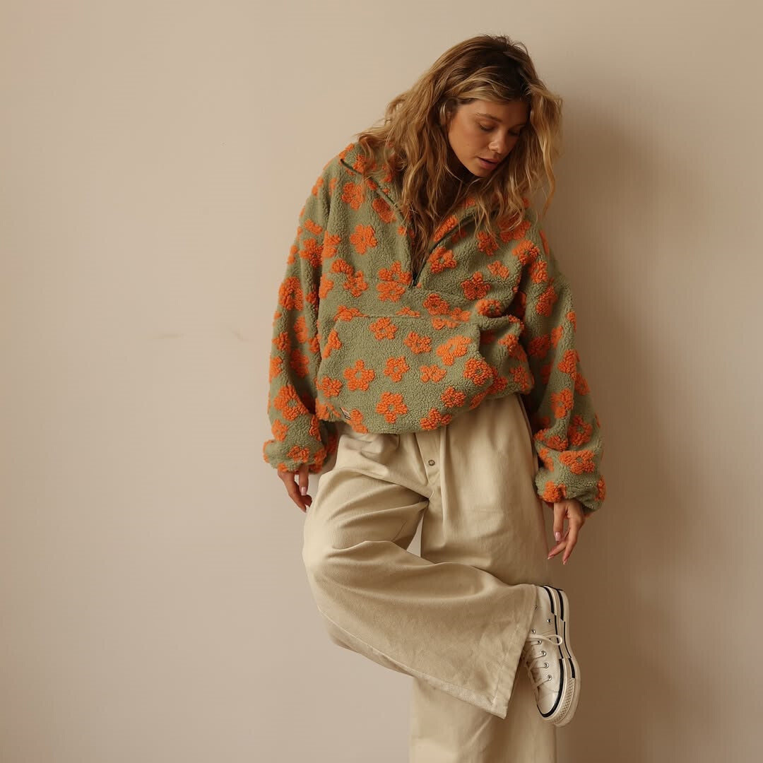 Ayla | Cozy Floral Pullover