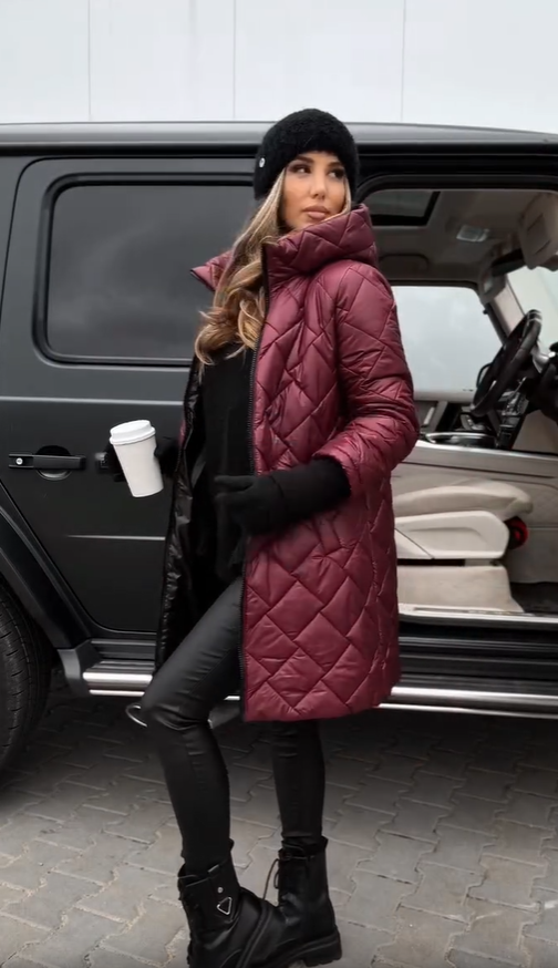 Averlia - Quilted Hooded Coat