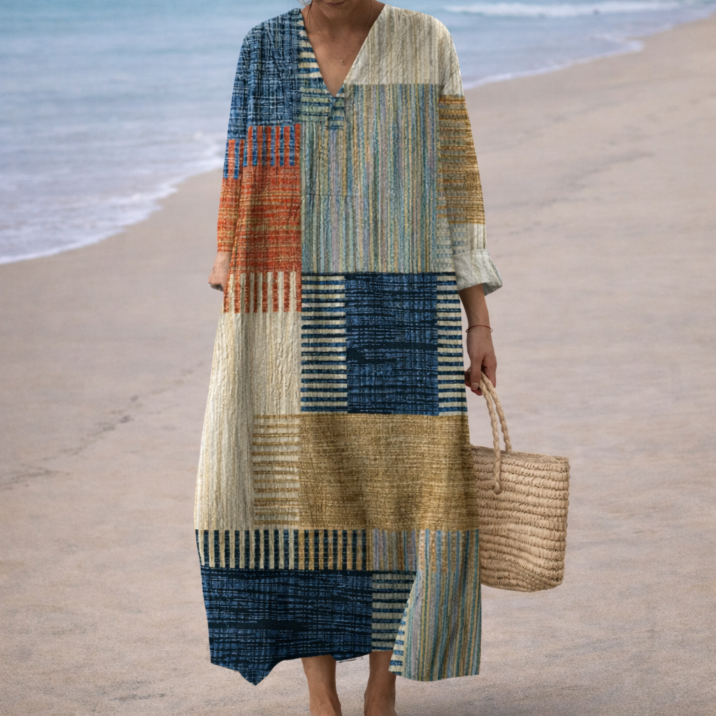 IRIS ABSTRACT DRESS