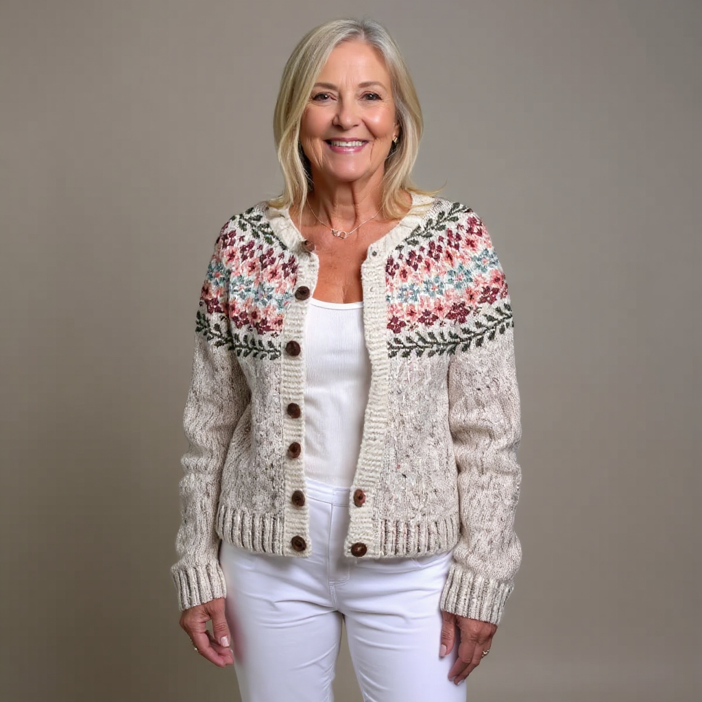 Freya | Cozy Nordic Cardigan