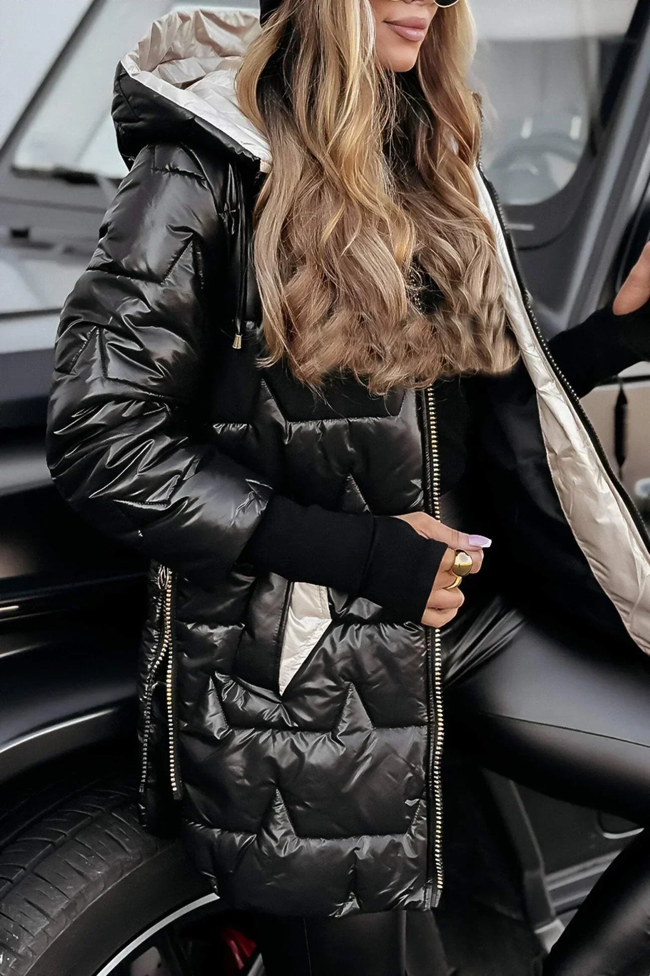 Aurora | Gilded Quilted Coat