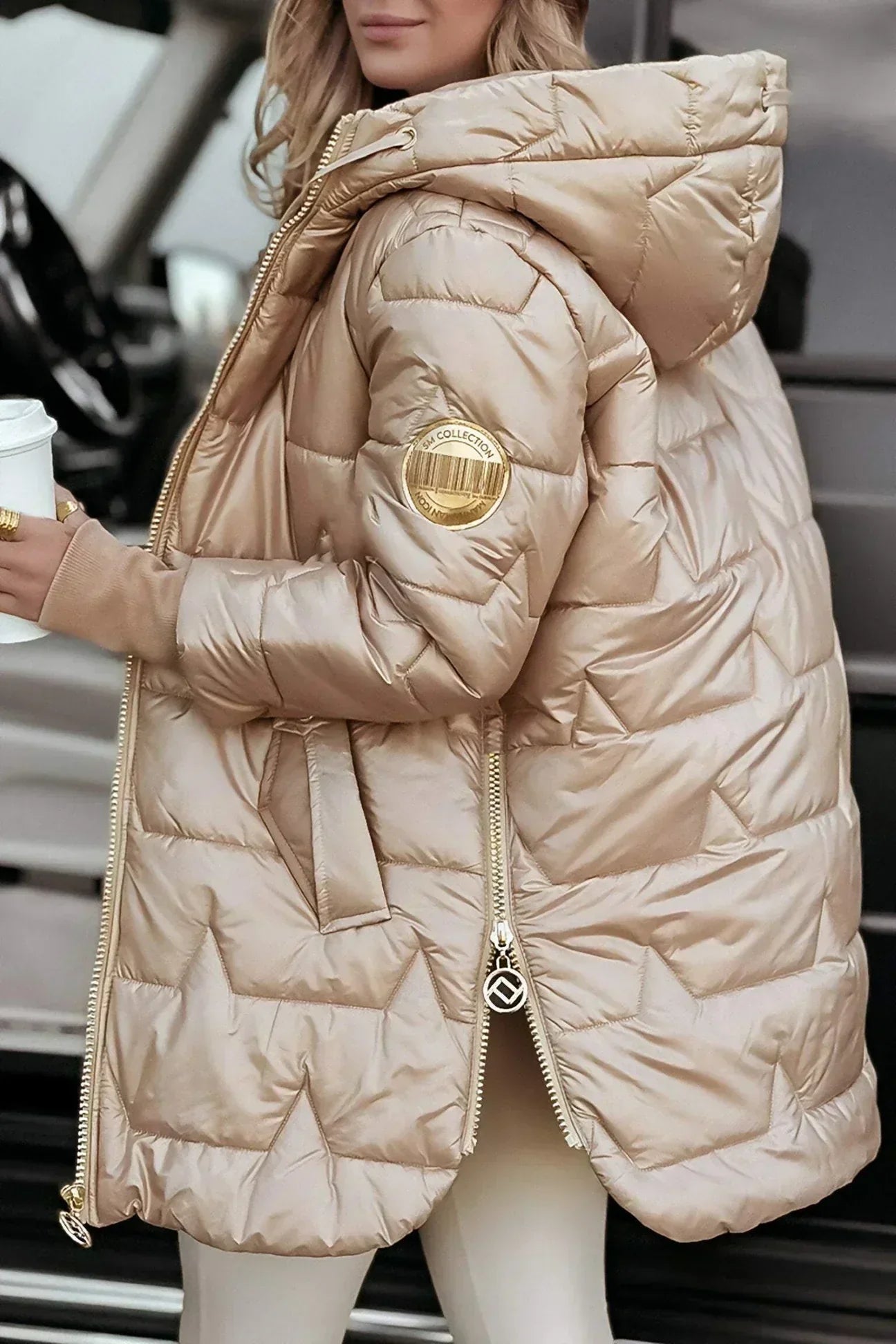 Aurora | Gilded Quilted Coat