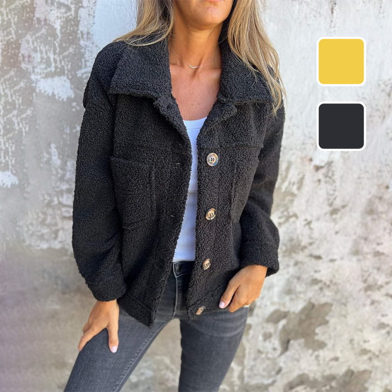 AUBREY - Cozy Button-Up Jacket