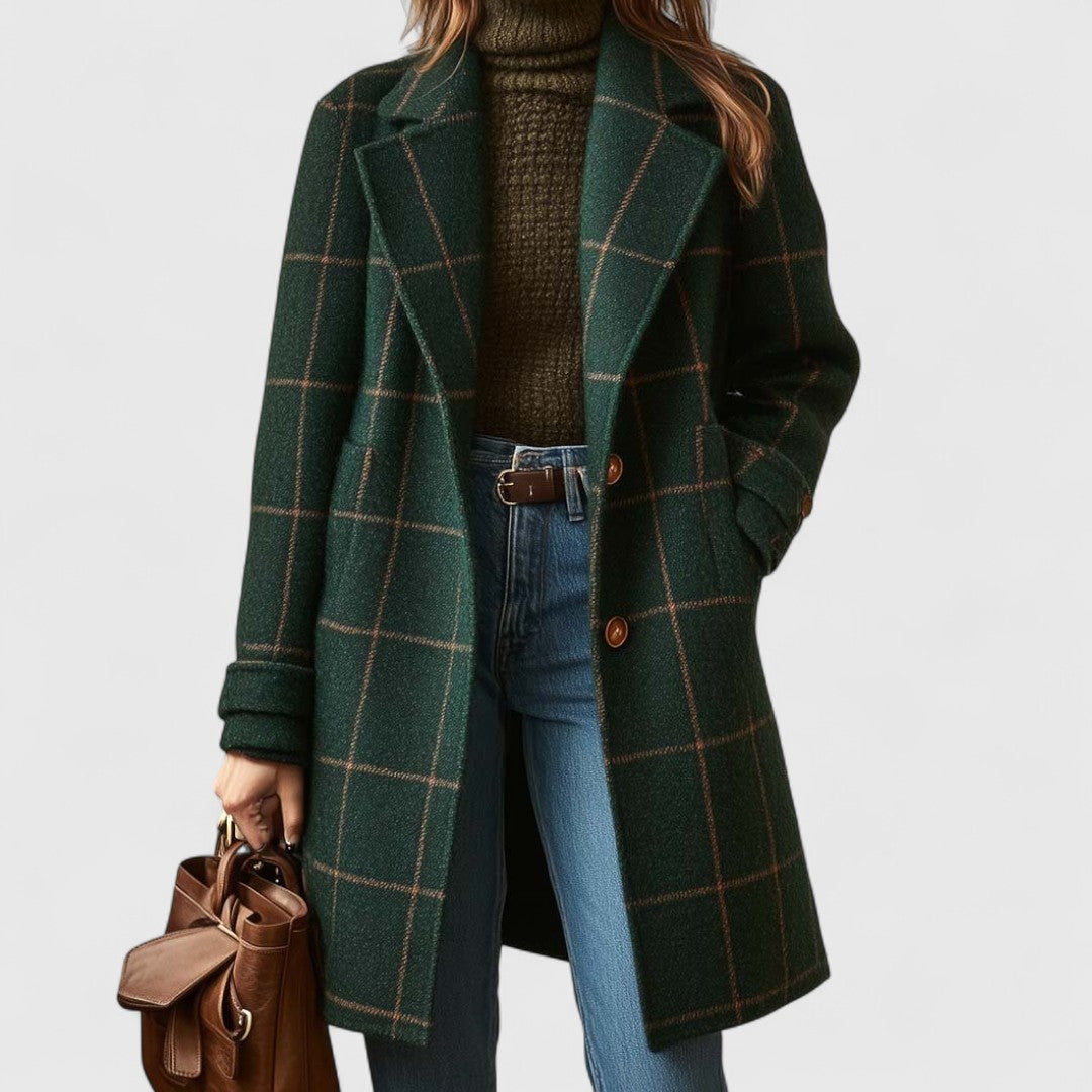 Giselle | Urban Check Wool Coat