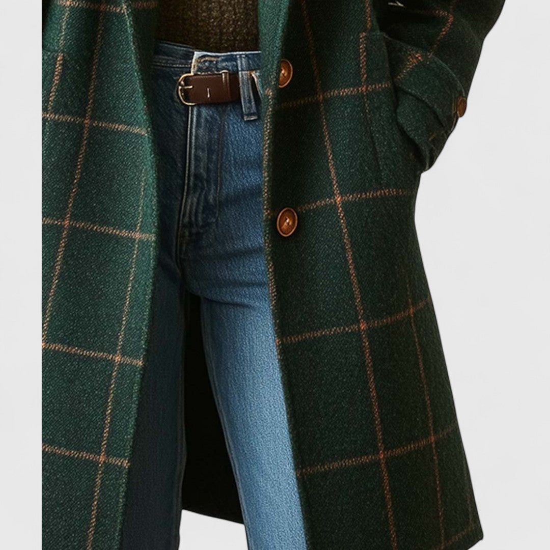 Giselle | Urban Check Wool Coat
