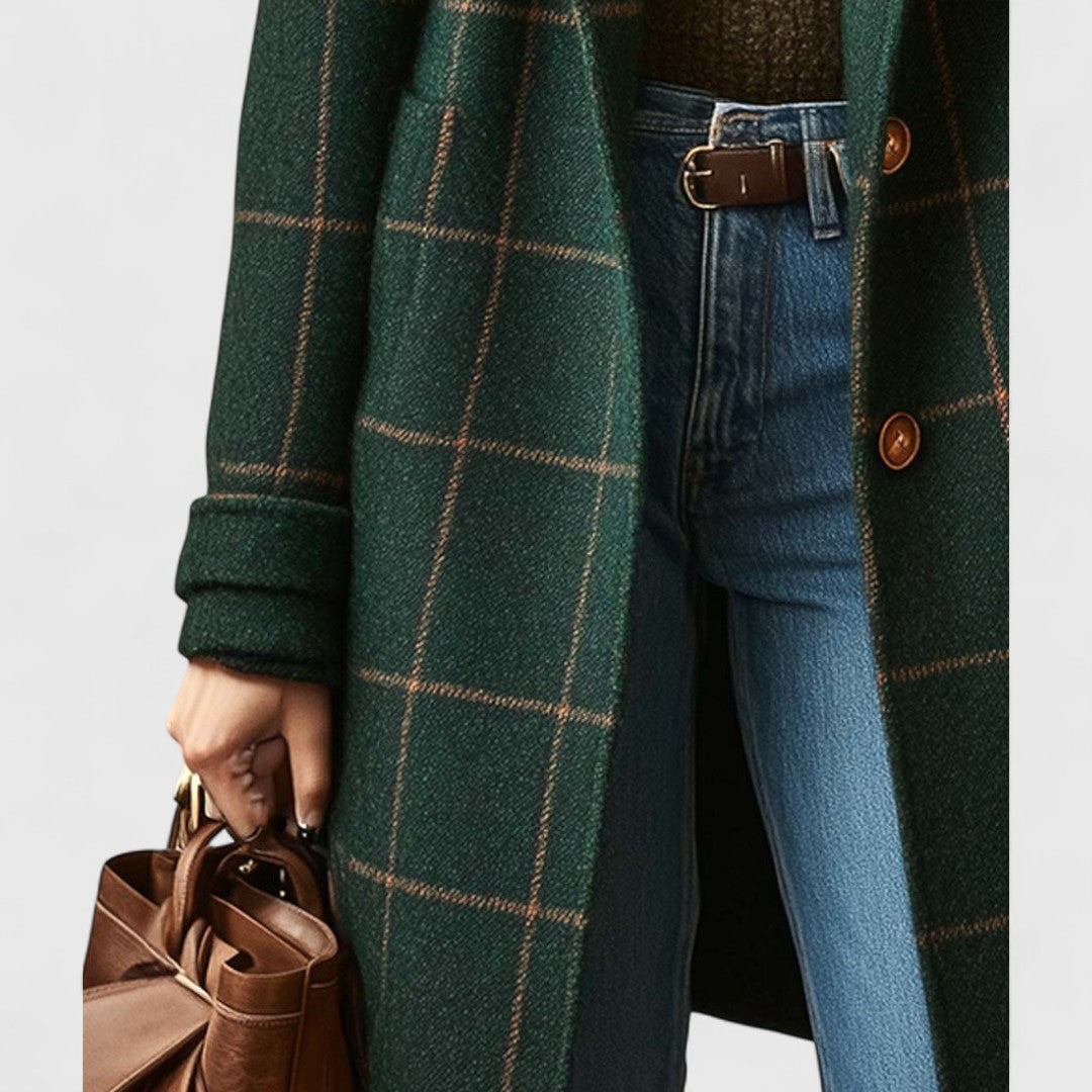 Giselle | Urban Check Wool Coat