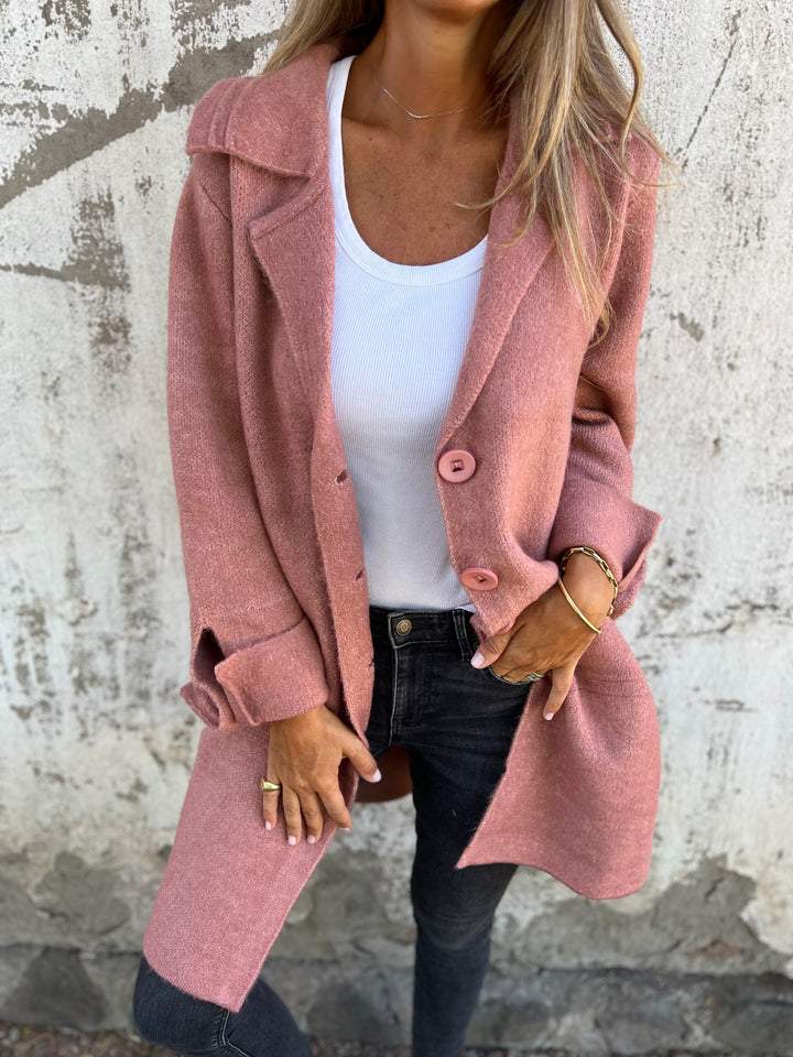 Aaliyah - Cozy Button Coat