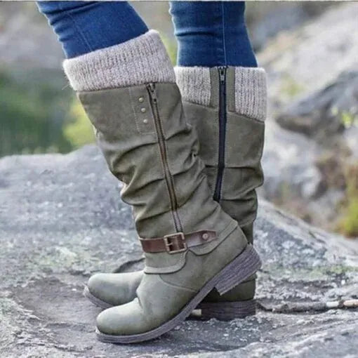 Amira | Ankle Boots With Side Zipper