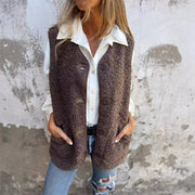 Zebby - Cozy Buttoned Vest
