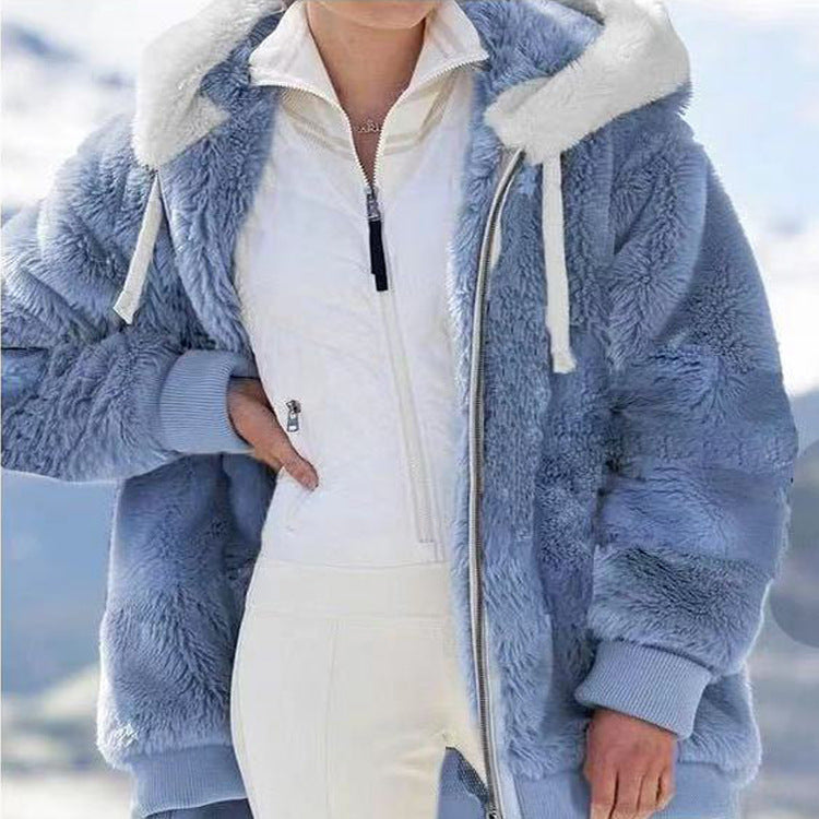 Eliza | Plush Color-Block Jacket