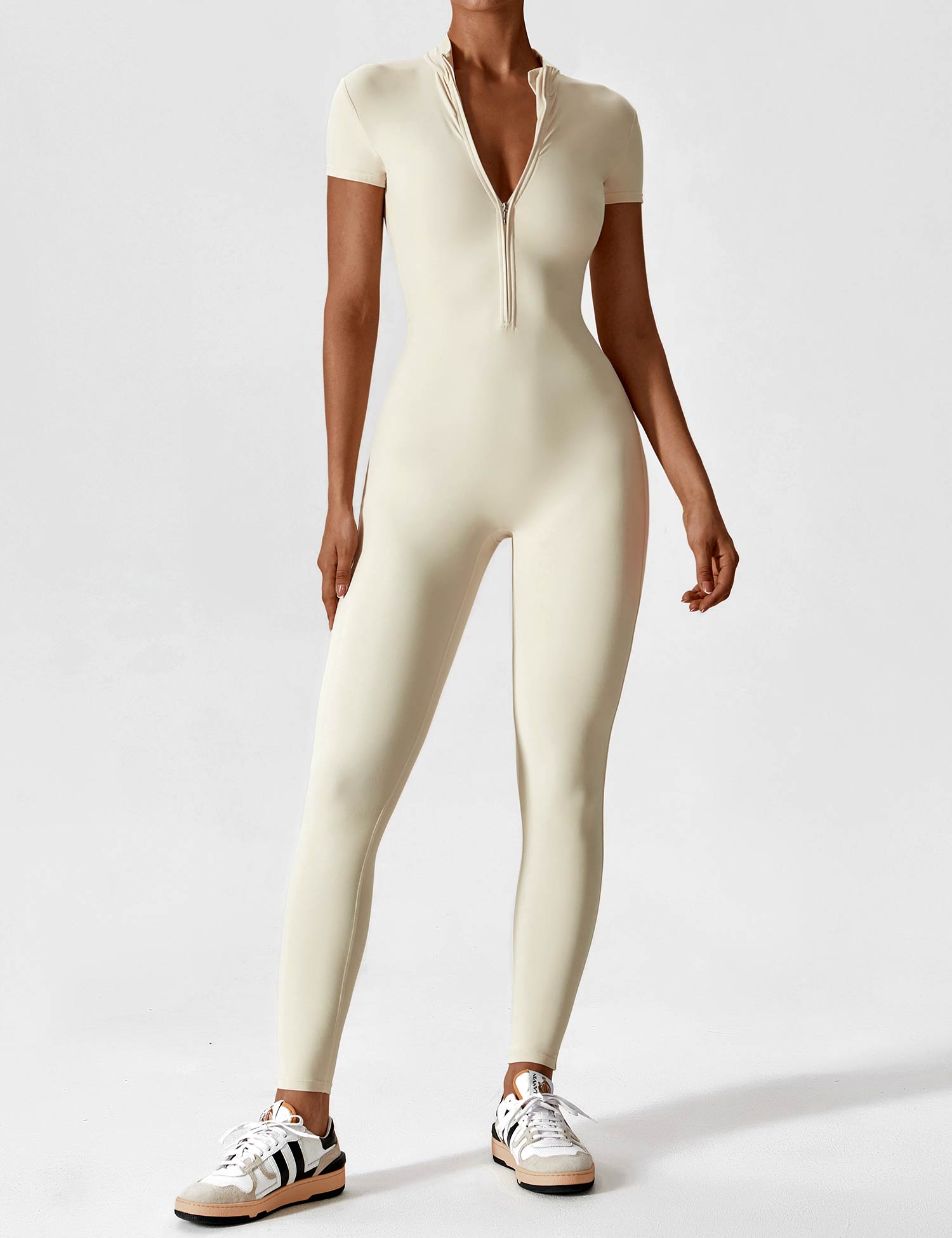 Anna -  Zipper Jumpsuit
