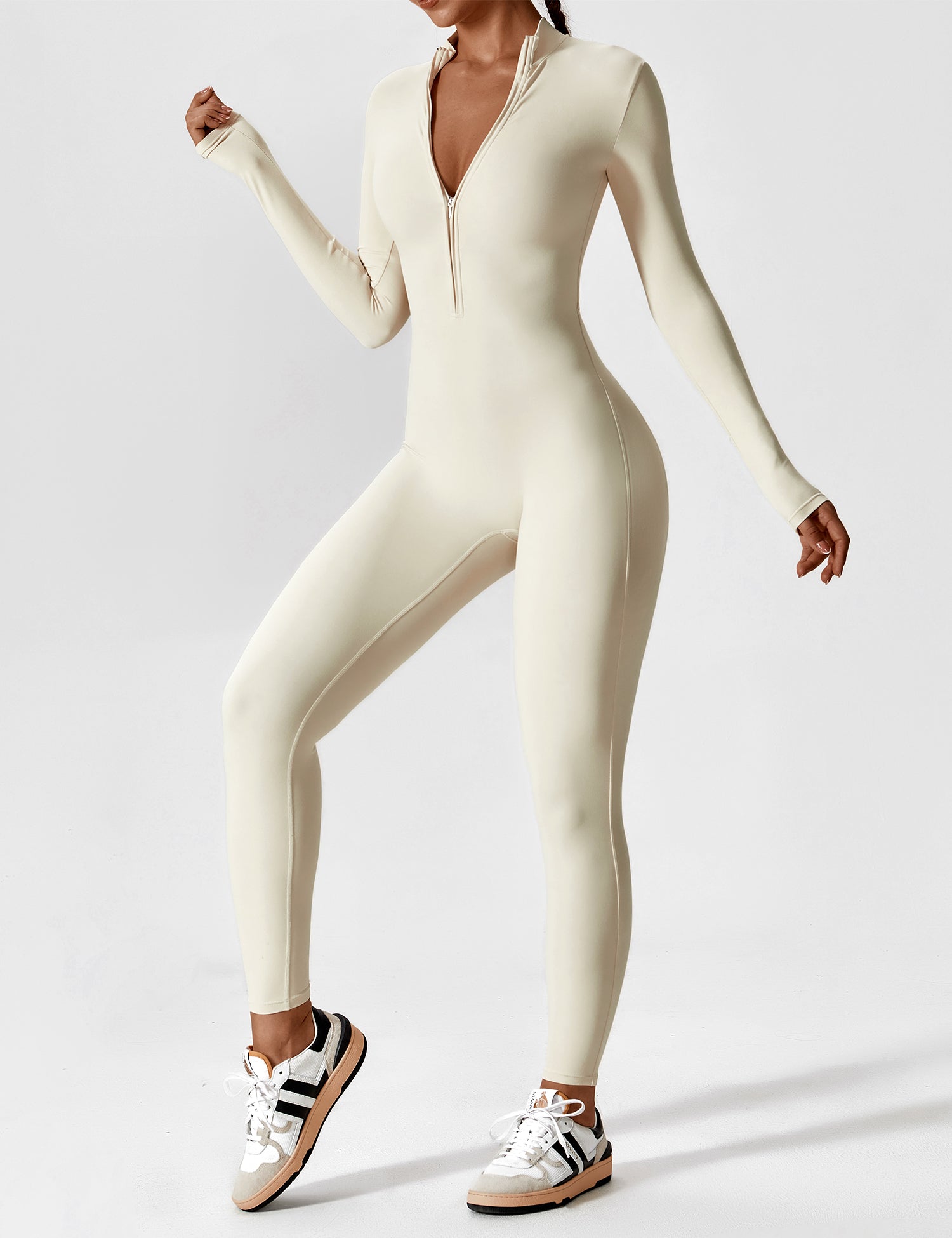 Anna -  Zipper Jumpsuit